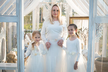 Sesja w szklarni pełnej blasku