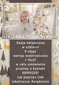 Sesja świąteczna w szklarni