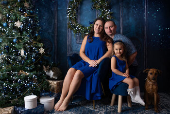 Sesja świąteczna w studio