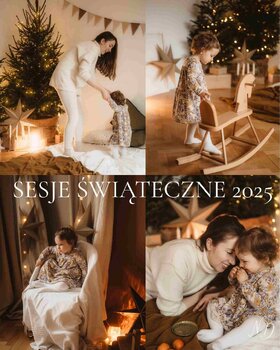 Minimalistyczne sesje świąteczne 2025