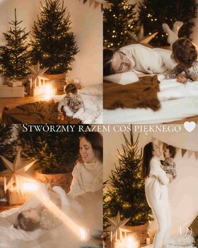 Minimalistyczne sesje świąteczne 2025