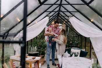 Mini sesje świąteczne - szklarnia