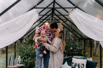 Mini sesje świąteczne - szklarnia