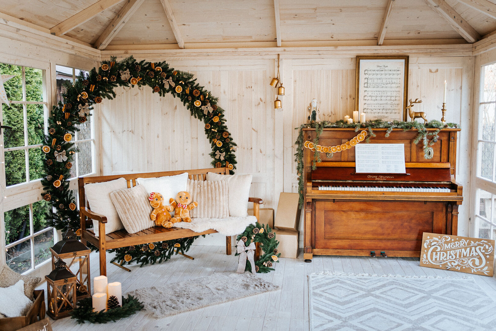 Sesje świąteczne w Szklarni Tarczyn