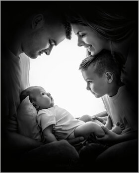 sesja rodzinna niemowlęca  STUDIO