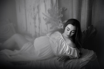 Sesja ciążowa w studio