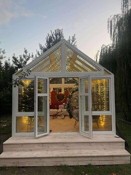 Dla Fotografa Biała duża szklarnia - Święta 2025