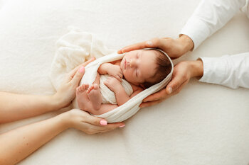 Wyjątkowa sesja NOWORODKOWA - studyjna