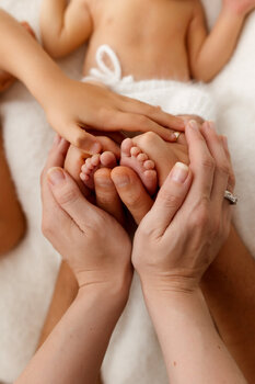 Wyjątkowa sesja NOWORODKOWA - studyjna