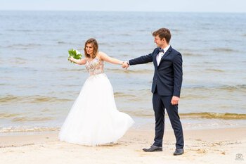 Plenerowa sesja ślubna