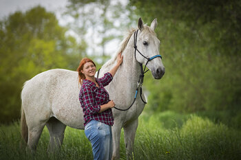 Sesja zdjęciowa z własnym koniem