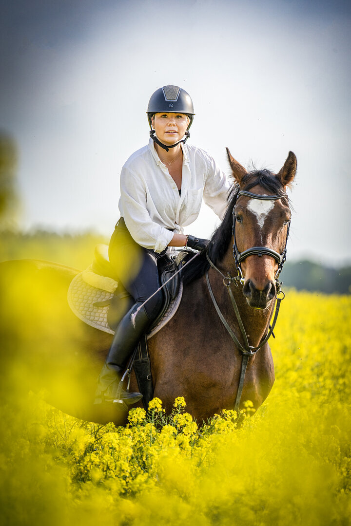 Sesja zdjęciowa z własnym koniem