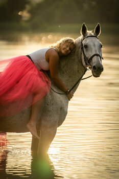 Sesja zdjęciowa z własnym koniem