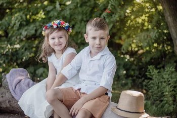 Dziecięca sesja plenerowa / urodzinowa sesja plenerowa