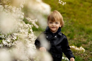 Sesje z kwitnącymi kwiatkami