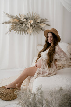 Sesja ciążowa lub rodzinna -boho studio