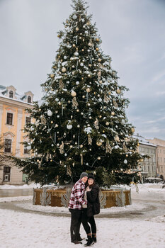 Krakow Christmas photoshoot