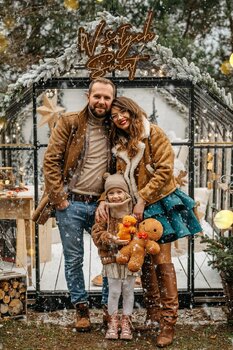 🎄 Zimowe sesje w świątecznej szklarni + pickup + SANIE 🎄