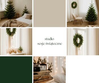 ŚWIĄTECZNA SESJA W  STUDIO