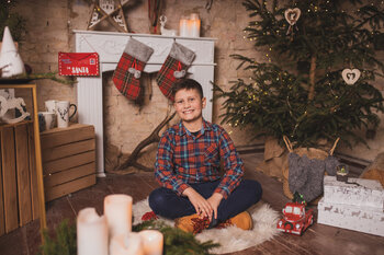 Mini sesje świąteczne w Szklanym Domku