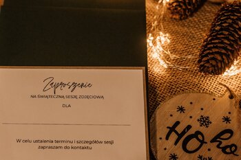 Zaproszenie na świąteczną sesję zdjęciową
